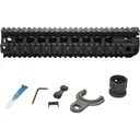 Bravo QRF10556BLK BCMGunfighter AR-15 Quad Rail 10\" 6061-T6 Aluminum Black Hard Coat Anodized - Bravo Company
