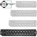 Yankee Hill 9635DX Diamond Series Forearm 12.6\" AR-15 Aluminum Black - Yankee Hill Machine