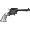 Heritage Mfg RR22B4GPRL Rough Rider 6rd 4.75\" Black Steel Frame, Barrel & Cylinder Gray Pearl Grip Revolver - Heritage Manufacturing