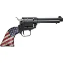 Heritage Mfg Rough Rider Small Bore Single 22LR 4.75\" Blued, US Flag Grips- R22B4USFLAG - Heritage Manufacturing