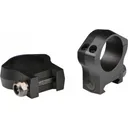 Warne 7217M Mountain Tech Scope Ring Set Fixed For MSR Picatinny/Weaver Ultra High 30mm Tube Black Anodized Aluminum - Warne Mfg