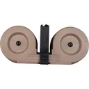 Gen II AR-15 / M16 100 Round Dual Drum Magazine .223/5.56 With Reinforced Feed Lips in Desert Tan - Korea Rwb