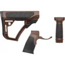 Daniel Defense 281020614501 Collapsible Buttstock/Pistol Grip/VFG AR-15 Glass Reinforced Polymer Brown - Daniel Defense