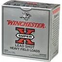 Winchester Super-X Heavy Game Load 12 Gauge 2.75\" 1-1/8 oz #8 Lead Shot 250 Rounds Plastic Case. - Winchester