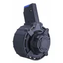 DefencePort - DRM-12 - Black- 12 Gauge - Premium Grade 20 Round Drum Magazine - Fits MKA1919, AR-12, Panzer, Tokarev , Etc. Made In Turkey- DRM-12 - Defenseport