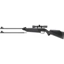 Beeman 1022 Black Club Spring Piston 1rd 177, 22 Pellet Black Rec/Barrel Black Synthetic Stock Includes 4x32mm Scope, Mount & Extra Barrel - Beeman Marksman