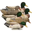 Higdon Outdoors 17053 Magnum Floaters Mallard Species Multi Color Foam Filled 6 Pack - Higdon Decoys