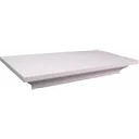 Lockdown 1117247 In-Plain-Sight Shelf White Wood Holds 2 Handguns - Battenfeld