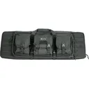 GPS Bags GPSDRC36 Double 36\" Black 600D Polyester with 2 Padded Pistol Sleeves, Molle Webbing & Lockable Zippers - Gps Bag