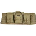 GPS Bags GPSDRC36FDE Double 36\" Flat Dark Earth 600D Polyester with 2 Padded Pistol Sleeves, Molle Webbing & Lockable Zippers - Gps Bag