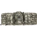 GPS Bags GPSDRC36ACU Double 36\" A-TACS AU 600D Polyester with 2 Padded Pistol Sleeves, Molle Webbing & Lockable Zippers - Gps Bag