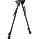 Harris Bipods H1A2 Non-Swivel H Swivel Stud, 13.50-23\" Black Steel/Aluminum, Rubber Feet - Harris Engineering