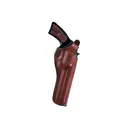 Bianchi 12676 Cyclone OWB Tan Leather Fits 2.5-3\" Taurus Ruger; S&W and Similar K Frame Belt Loop Mount Right Hand - Bianchi Holsters