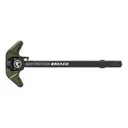 Aero Precision AR15 BREACH Ambi Charging Handle with Large Lever - Black/OD Green - APRA700131C - Aero Precision
