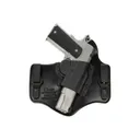Galco KT801RB KingTuk Deluxe IWB Black Kydex/Leather UniClip Fits Glock 43/43X/Springfield Hellcat Pro Left Hand - Galco