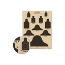 Rite in the Rain 9128 25 Meter Silhouette Slow Fire - 17 X 22 - 100 - Rite In The Rain
