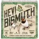 HEVI-Shot HS15504 Hevi-Bismuth Waterfowl 10 Gauge 3.5\" 1 3/4 oz 4 Shot - 25sh Box - Hevishot