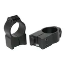 Warne 2R7M Ruger Ring Set 1\" Dia M77/Hawkeye/Super Redhawk High Steel Matte Black - Warne Mfg