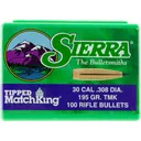 Sierra 7795 Tipped MatchKing 30 Caliber .308 155 GR TMK 100 Box - Sierra Bullets