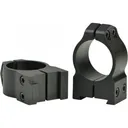 Warne 1B1M Maxima Grooved Receiver Ring Set Fixed For Rifle CZ 527 Dovetail Medium 1\" Tube Matte Black Steel - Warne Mfg