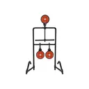 Champion Targets 40870 Gong Auto Reset Handgun Target, Steel, Triple Gong, Standing, Black/Orange - Champion Target