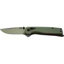 S.O.G SOG-TM1022-C Terminus XR 2.95\" Folding Plain Clip Point Stone Washed D2 Steel Blade/Olive Drab Textured G10 Handle - Studies And Observations Group