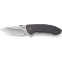 CRKT 4620 Avant 3.18\" Folding Spear Point Plain Satin 8Cr14MoV SS Blade/ Black Carbon Fiber/G10 Handle Includes Pocket Clip - Columbia River Knife
