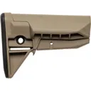 Bravo Company BCMGunfighter Mod 0 SOPMOD Stock Assembly AR-15 Polymer Flat Dark Earth, QD Sling Sockets. - Bravo Company