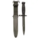 M7 Bayonet with M8A1 Scabbard- Very Good to Excellent Condition, Fits M16\'s, M4\'s , AR-15\'s, Galil\'s, Gallants W / Bayonet Lugs, Etc. - Us Mfg