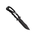 S.O.G SOG-F041TN-C Throwing Knives Fixed 4.40\" Plain Black Hardcased 420HC SS Blade Black GRN Handle 3 Knives Piece - Studies And Observations Group