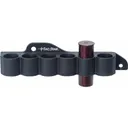 TacStar 1081210 Slimline SideSaddle Shotshell Carrier #6 Shot 12GA Mossberg 500/590 Black Aluminum/Rubber - Pachmayr Gun Works