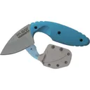 Ka-Bar Knives 1480SF Tdi Astro Mpgray Hard Plastic Sheath, Gray Tdi Clip, Str Edge - Ka-Bar Knives