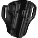 Bianchi 25054 57 Remedy Size 01 OWB Leather Black Belt Slide Fits S&W 36/640/2\" Barrel S&W J-Frame Right Hand - Bianchi Holsters