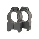 Warne 202M Maxima Vertical Ring Set Fixed For Rifle Picatinny/Weaver High 1\" Tube Matte Black Steel - Warne Mfg