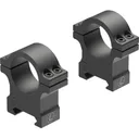 Leupold 180945 Open Range Cross-Slot Scope Ring Set High 1\" Tube Matte Black Aluminum - Leupold / Redfield