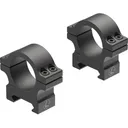 Leupold 180943 Open Range Cross-Slot Scope Ring Set High 1\" Tube Matte Black Aluminum - Leupold / Redfield