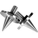 Warne 7950M Precision Bipod Spike Feet Silver Stainless Steel - Warne Mfg