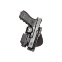 Fobus GLT17RP Tactical GLT Fits Glock 19/23/32 w/Tactical Light or Laser Polymer Black - Fobus