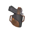 Versacarry TR22123 Trooper OWB Size 02 Black/Brown Leather Belt Slide Right Hand - Versacarry
