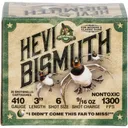 HEVI-Shot HS19006 Hevi-Bismuth Waterfowl 410 Gauge 3\" 9/16 oz 6 Shot - 25sh Box - Hevishot