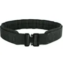 Guard Dog Body Armor 2\" Padded Adjustable Range Belt - Laser Cut Molle Webbing - Inner/Outer Belt - Metal Quick Release Buckle - Size: L - Black - DUTYBELT-BLK-L - Guard Dog Body Armor