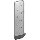 Chip McCormick Custom 14111 Match Grade 45 ACP 8rd 1911 Stainless Steel Silver Body/Black Base Finish - Chip Mccormick Custom