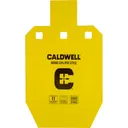 Caldwell 1116697 C Yellow Powder Coat AR500 Steel 10\" L x 6.1\" W x 0.4\" D 33% Hanging - Caldwell Shooting