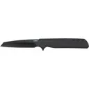 CRKT 3802K LCK + Blackout 3.24\" Folding Tanto Plain Black Oxide 8Cr13MoV SS Blade/ Black GRN Handle Includes Pocket Clip - Columbia River Knife
