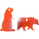 Champion Targets 44924C Impact Steel Animal Targets 4 Pack - Champion Target
