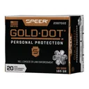 Speer Ammo 23970GD Gold Dot Personal Protection 40 S&W 165 gr Hollow Point (HP) - 20rd Box - Cci