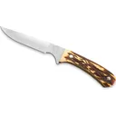 Bear & Son 751 6 1/2 Stag Delrin Bird & Trout Knife with Leather Sheath - Remington