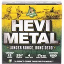 HEVI-Metal HS38704 Hevi-Metal Longer Range 12 Gauge 2.75\" 1 1/8 oz 4 Shot - 25sh Box - Hevishot