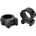 Warne Vapor V601M Scope Rings, Medium, 1\" Tube, Horizontal Split, Matte Black, Aluminum, Picatinny/Weaver. - Warne Mfg