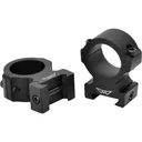 Warne Vapor Horizontal 1\" High Matte Scope Rings, Aluminum, Fits Objective Size Up to 52mm, V602M - Warne Mfg